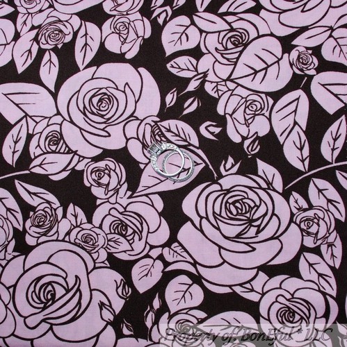 Boneful fabric cotton - fabric, brown